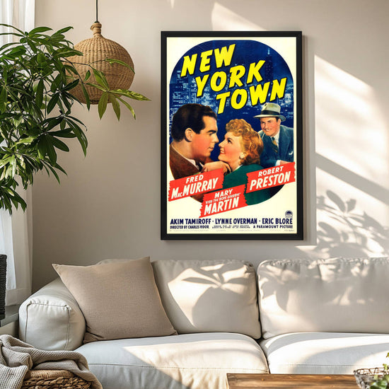 "New York Town" (1941) Framed Movie Poster