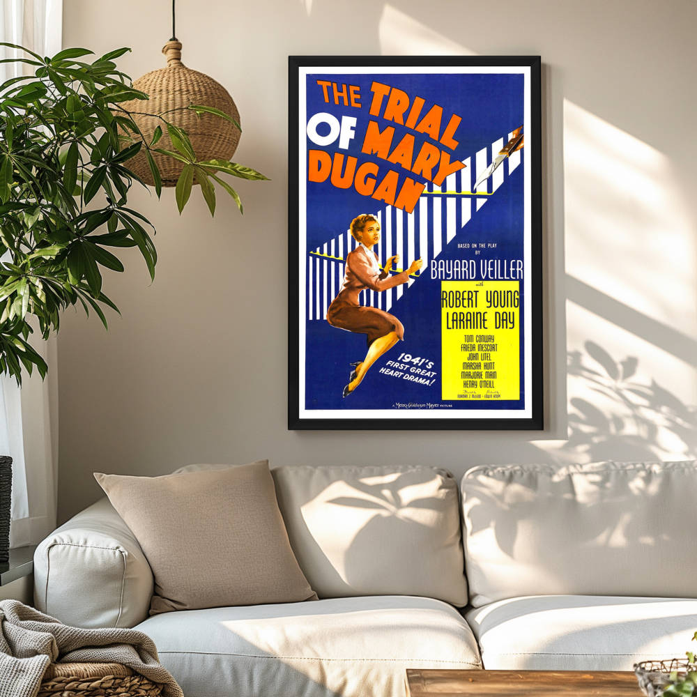 "Trial Of Mary Dugan" (1941) Framed Movie Poster