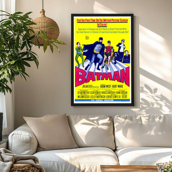 "Batman" (1966) Framed Movie Poster