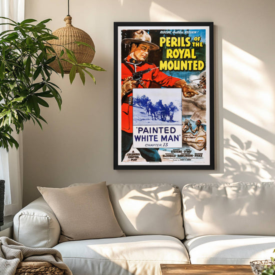 "Perils Of The Royal Mounted" (1942) Framed Movie Poster