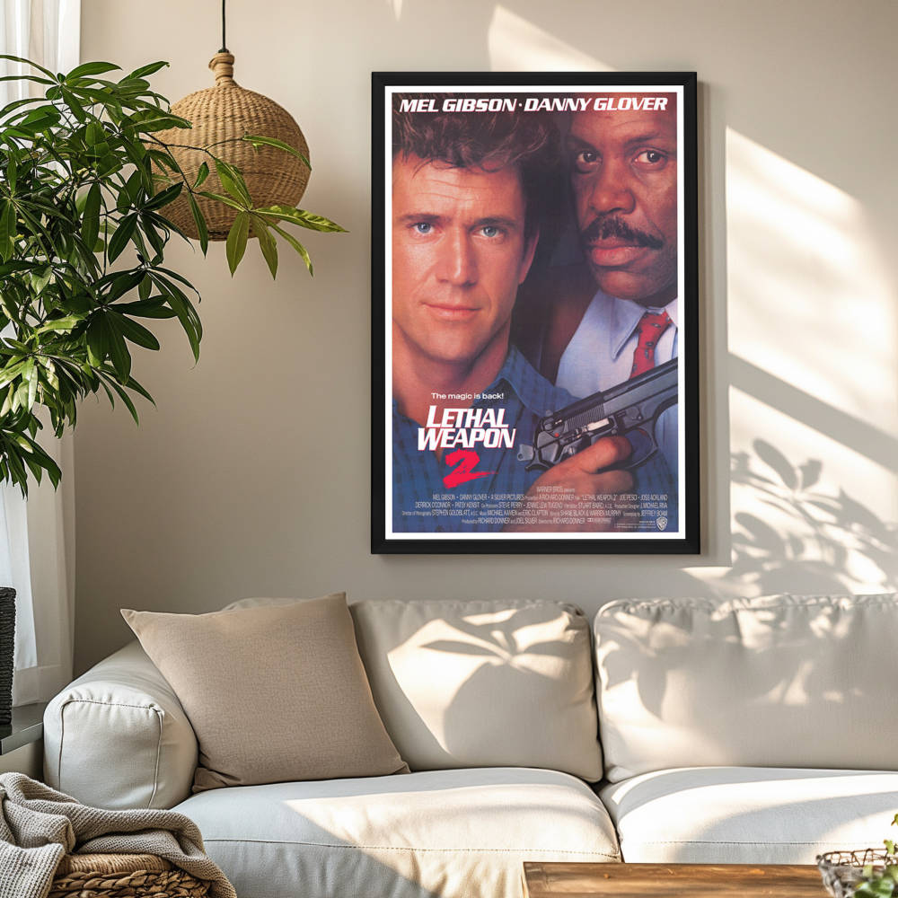 "Lethal Weapon 2" (1989) Framed Movie Poster