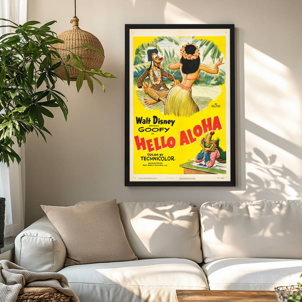 "Hello Aloha" (1952) Framed Movie Poster