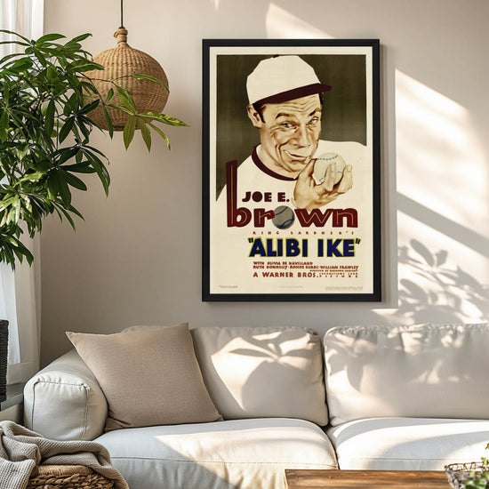 "Alibi Ike" (1935) Framed Movie Poster