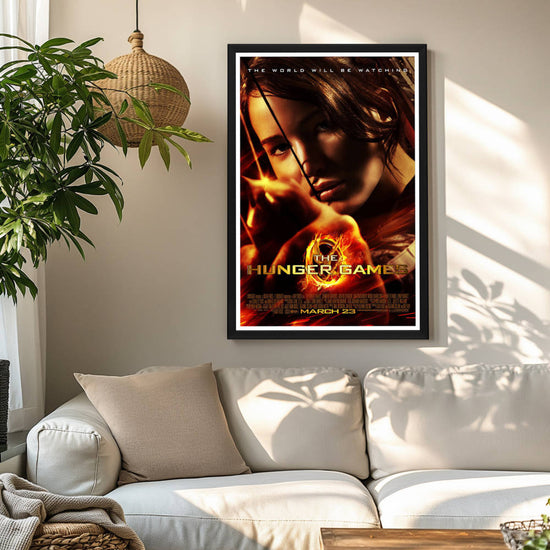 "Hunger Games" (2012) Framed Movie Poster