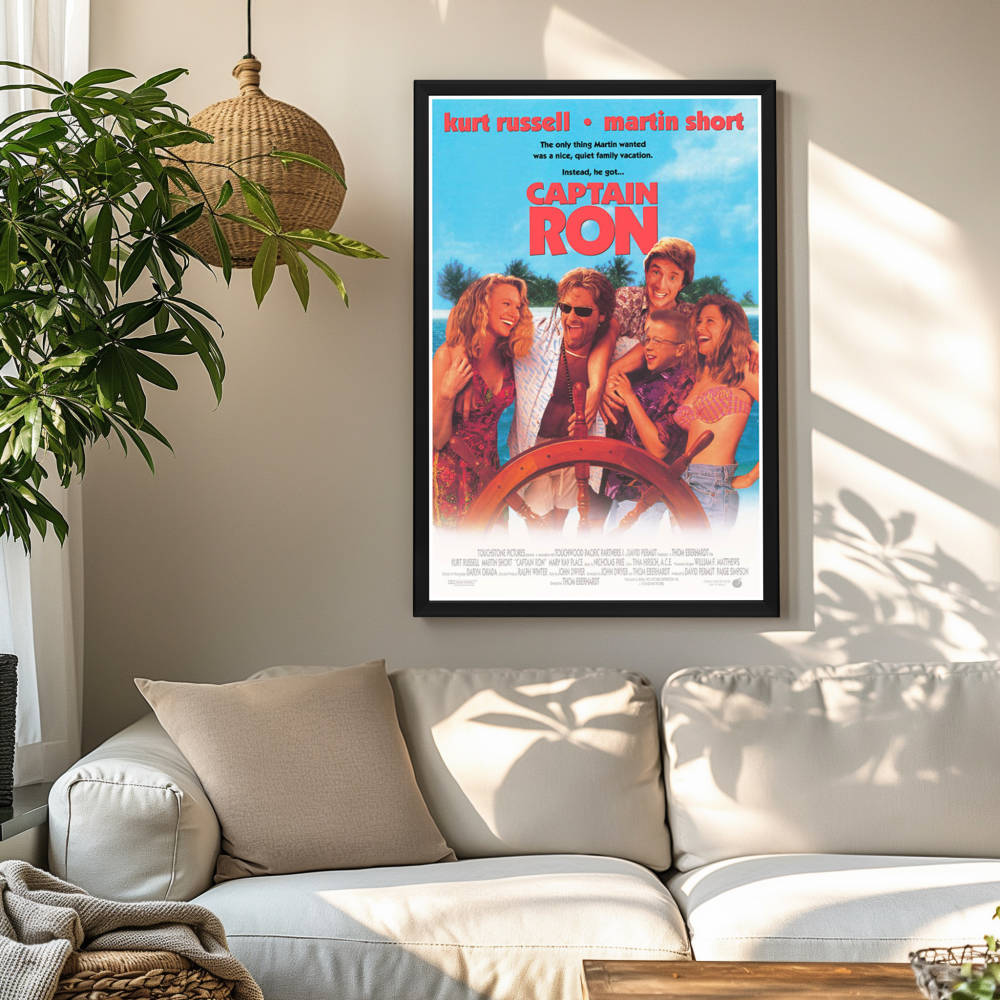 "Captain Ron" (1992) Framed Movie Poster