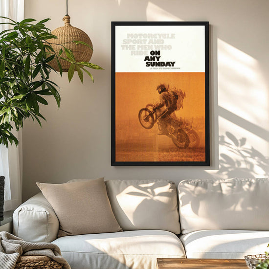 "On Any Sunday" (1972) Framed Movie Poster