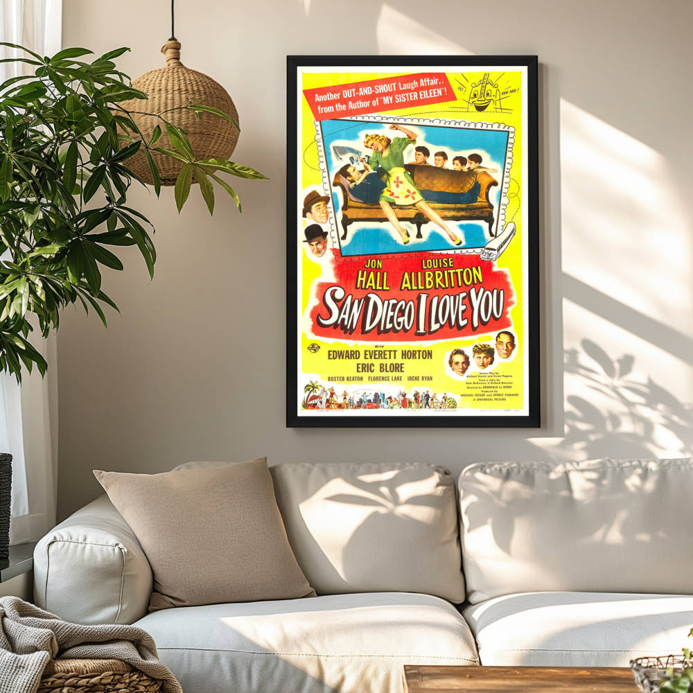 "San Diego I Love You" (1944) Framed Movie Poster