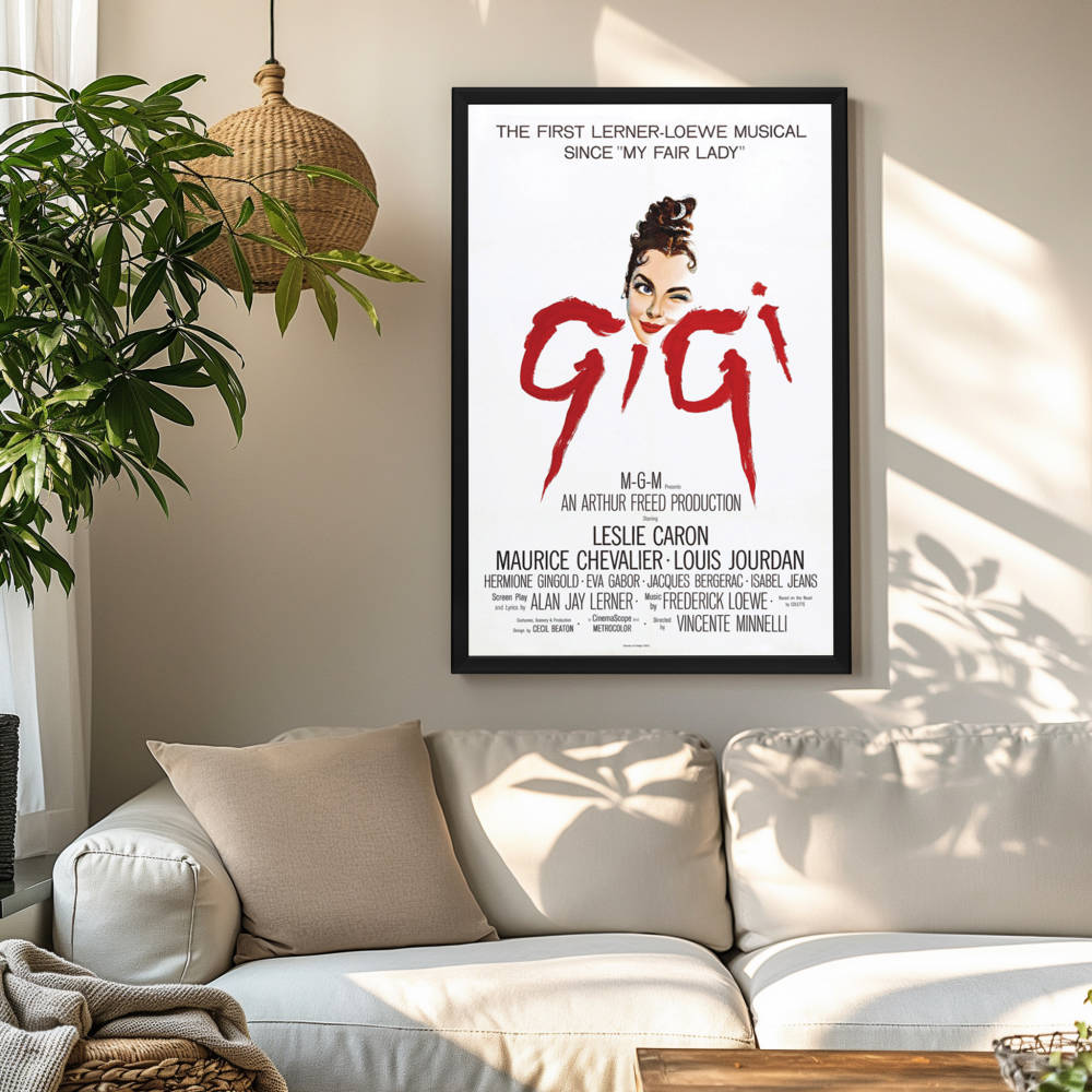 "Gigi" (1958) Framed Movie Poster