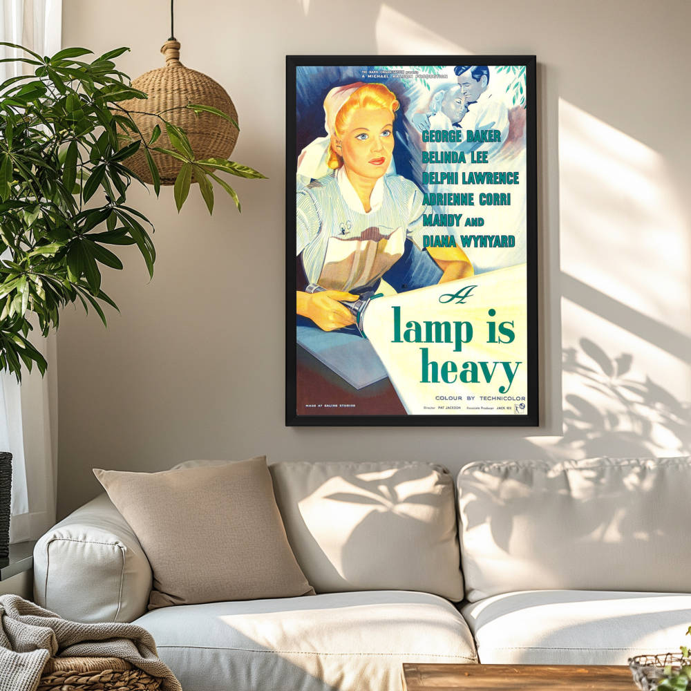 "Lamp Is Heavy" (1956) Framed Movie Poster