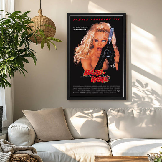 "Barb Wire" Framed Movie Poster