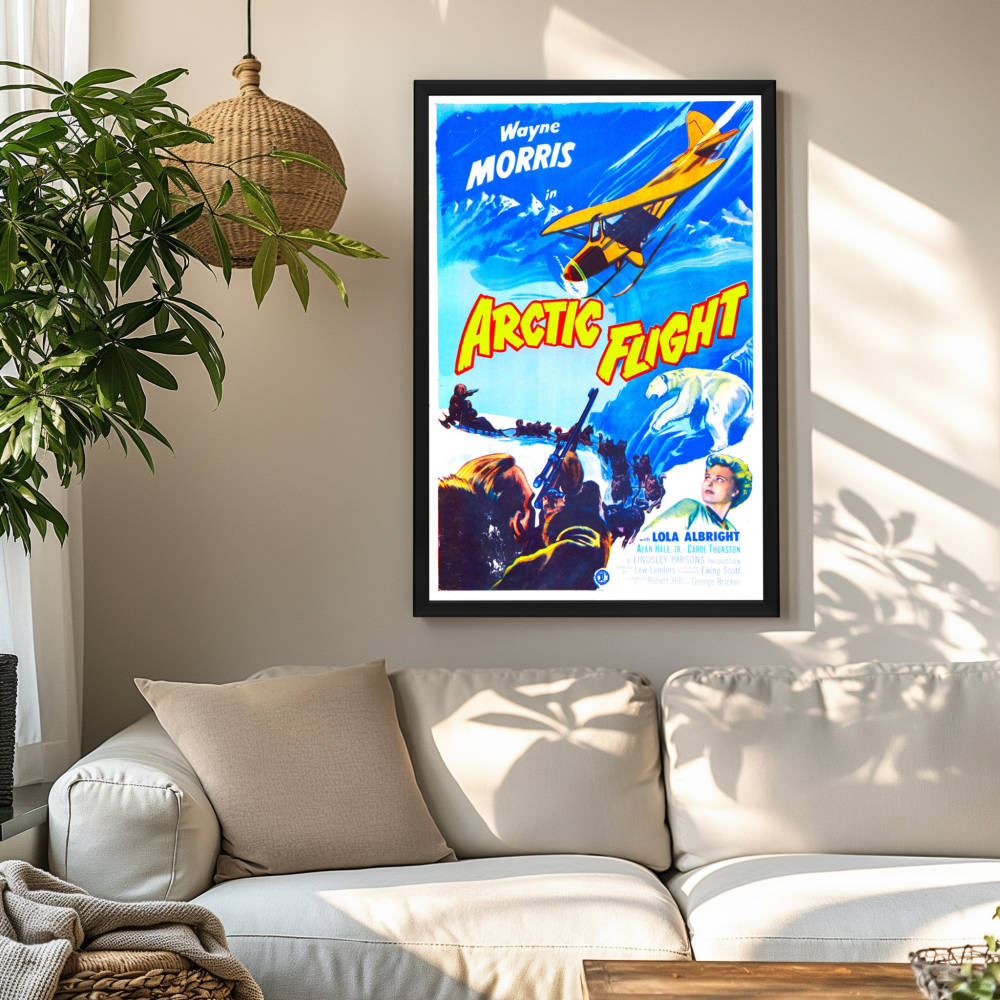 "Arctic Flight" (1952) Framed Movie Poster