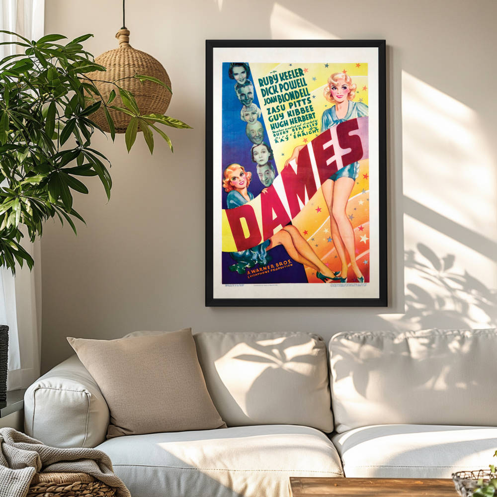 "Dames" (1934) Framed Movie Poster