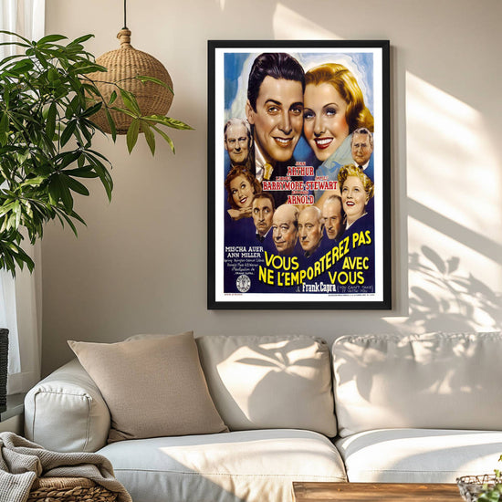 "You Can't Take It With You (French)" (1938) Framed Movie Poster