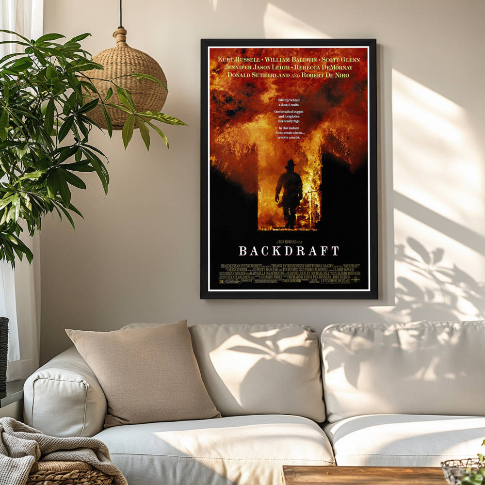 "Backdraft" (1991) Framed Movie Poster