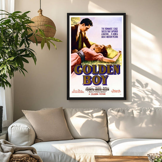 "Golden Boy" (1939) Framed Movie Poster