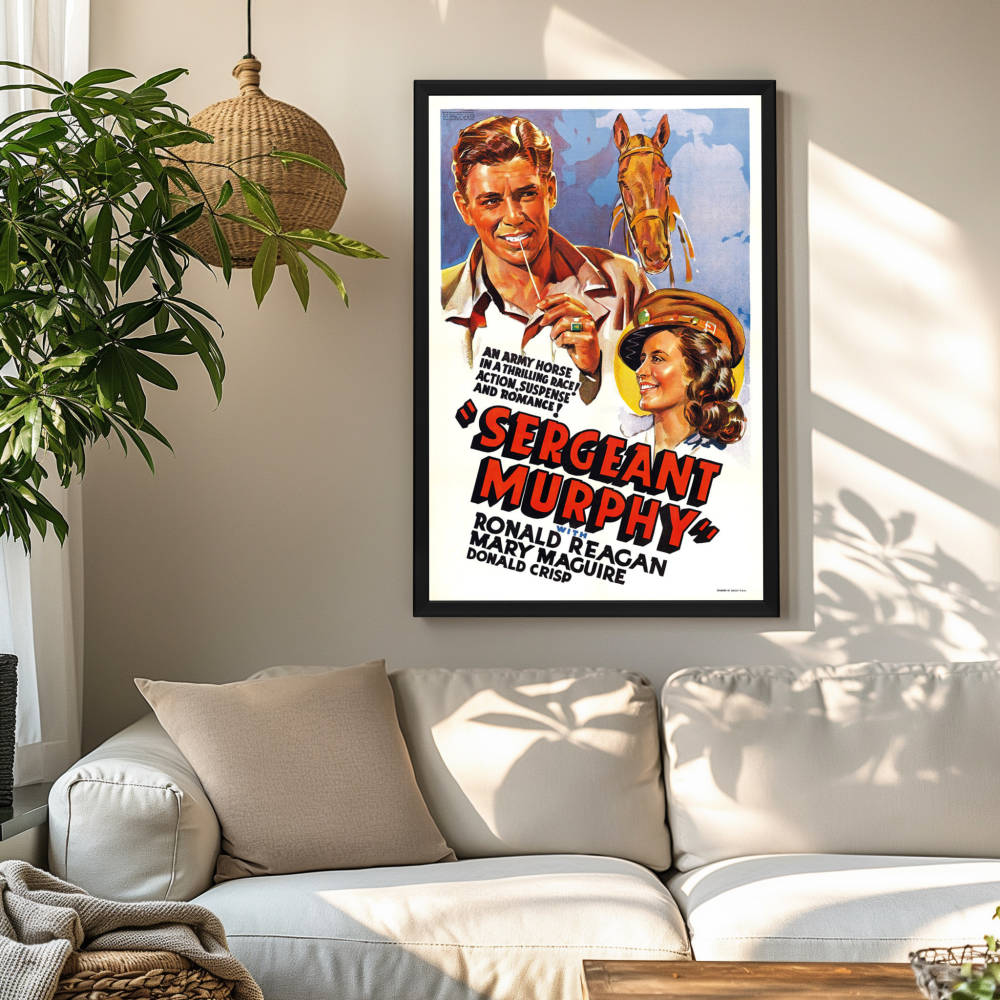 "Sergeant Murphy" (1938) Framed Movie Poster