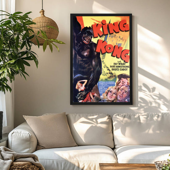 "King Kong" (1933) Framed Movie Poster