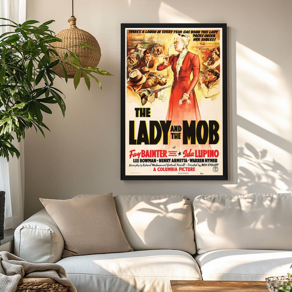 "Lady And The Mob" (1939) Framed Movie Poster