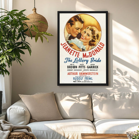 "Lottery Bride" (1930) Framed Movie Poster