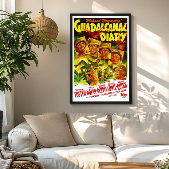 "Guadalcanal Diary" (1943) Framed Movie Poster