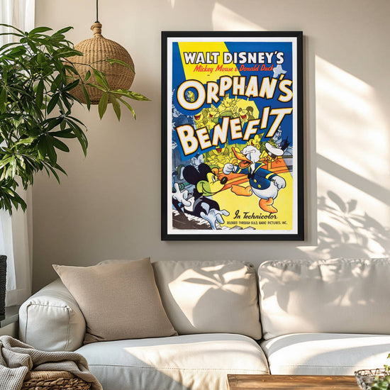 "Orphan's Benefit" (1934) Framed Movie Poster