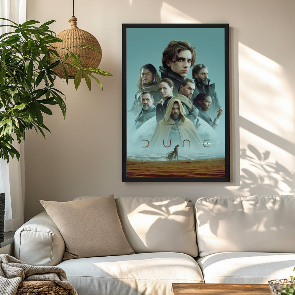 "Dune" (2021) Framed Movie Poster