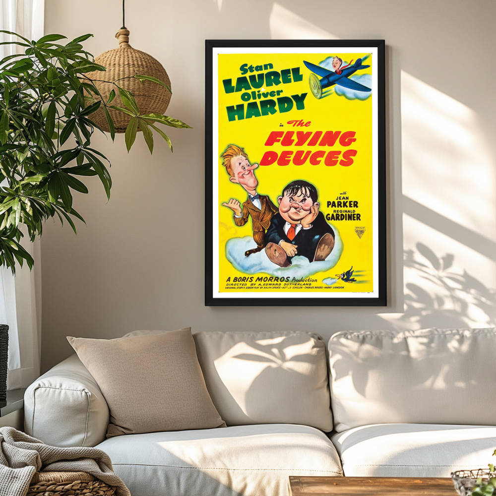 "Flying Deuces" (1939) Framed Movie Poster