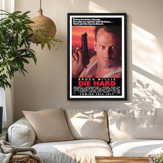 "Die Hard" (1988) Framed Movie Poster