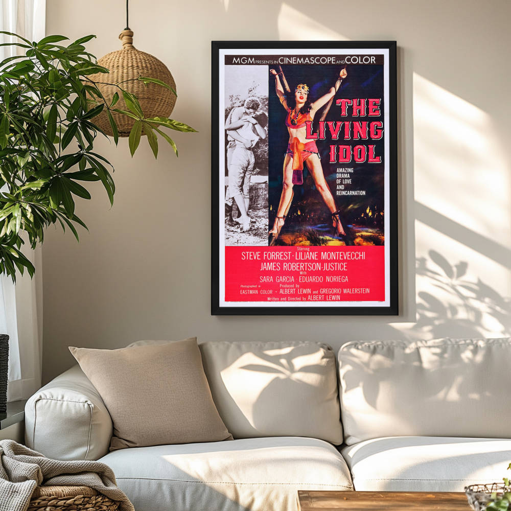 "Living Idol" (1957) Framed Movie Poster