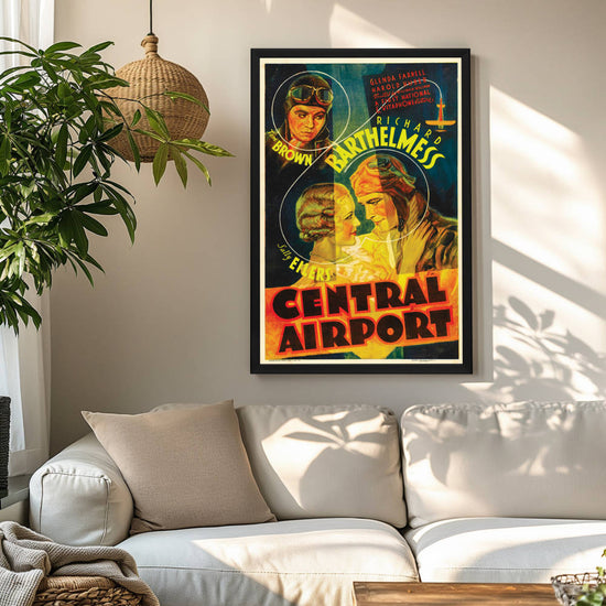 "Central Airport" (1933) Framed Movie Poster