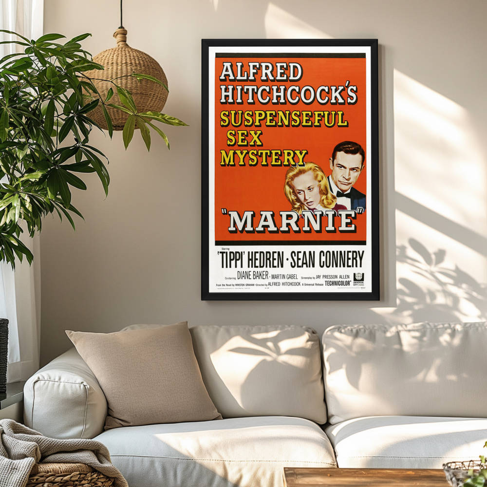 "Marnie" (1964) Framed Movie Poster