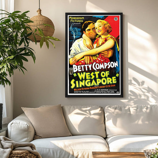 "West Of Singapore" (1933) Framed Movie Poster