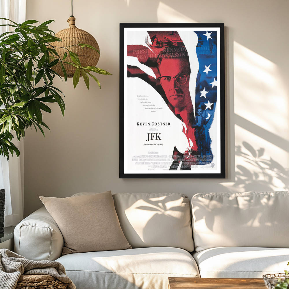 "JFK" (1991) Framed Movie Poster