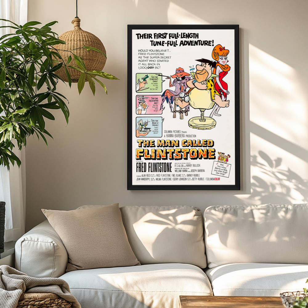 "Man Called Flintstone" (1966) Framed Movie Poster
