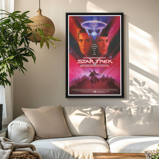 "Star Trek V: The Final Frontier" (1989) Framed Movie Poster