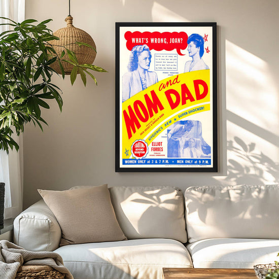 "Mom And Dad" (1945) Framed Movie Poster