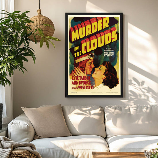 "Murder In The Clouds" (1934) Framed Movie Poster