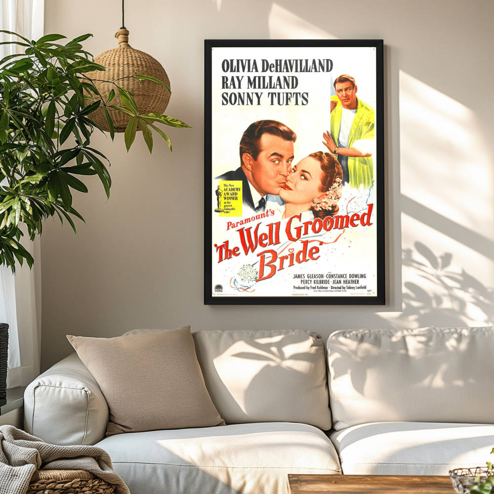 "Well Groomed Bride" (1946) Framed Movie Poster