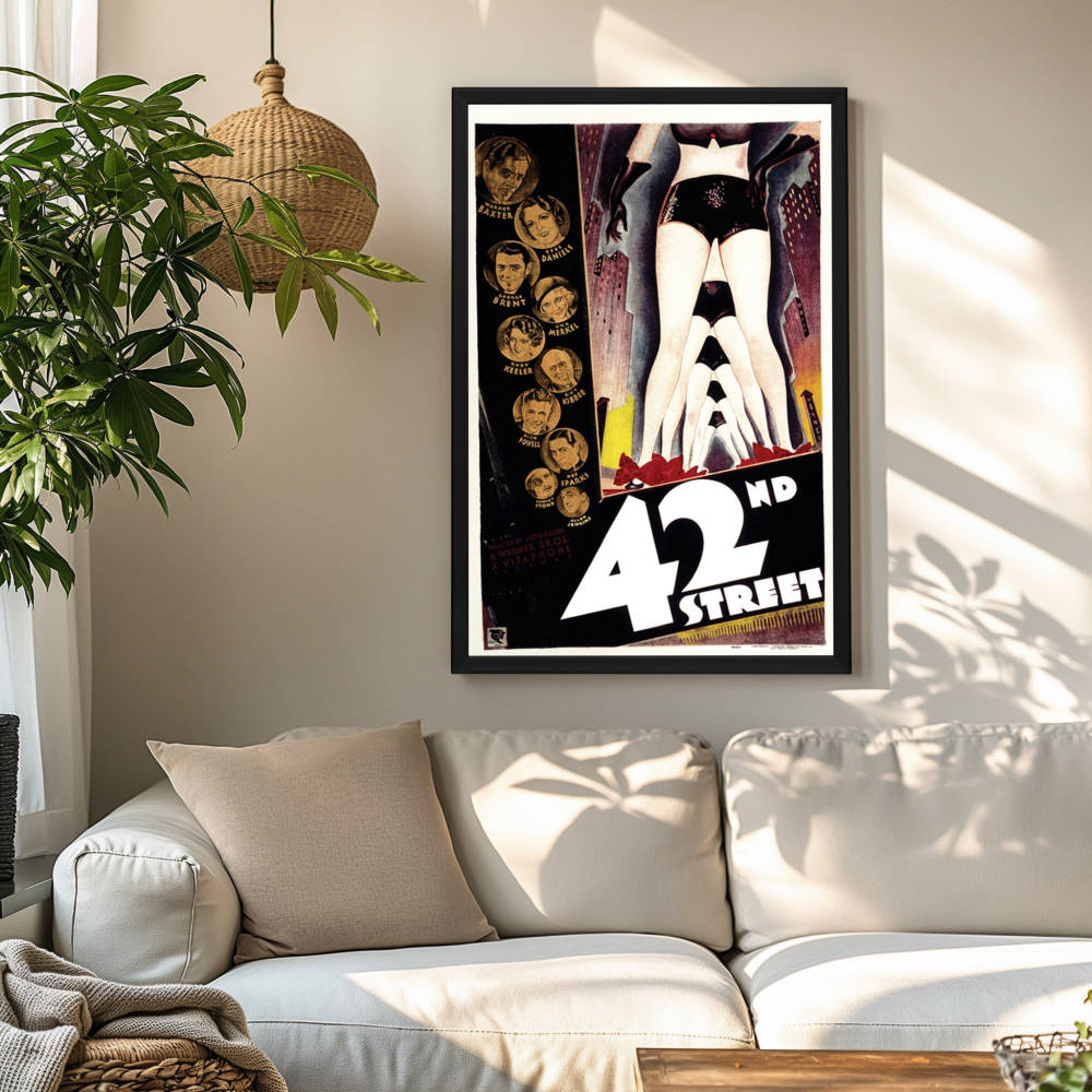 "42nd Street" (1933) Framed Movie Poster