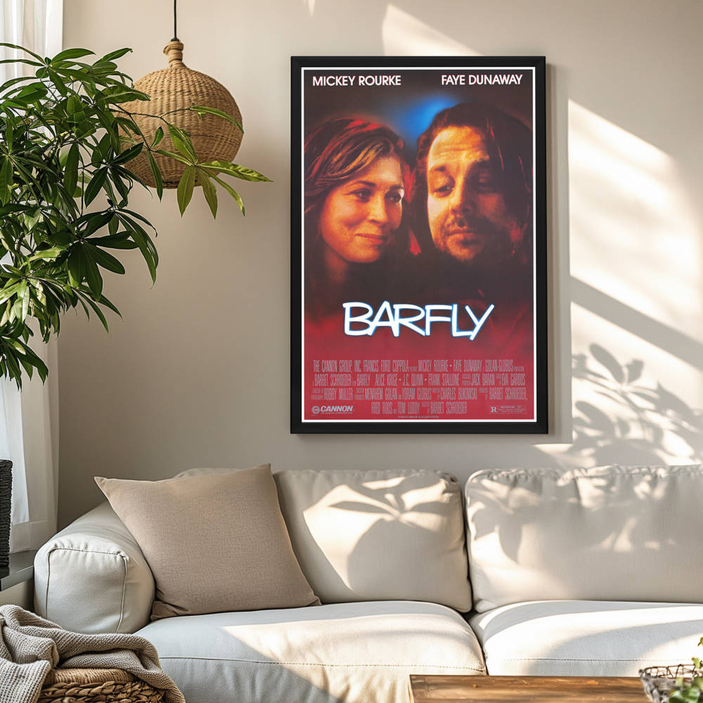 "Barfly" (1987) Framed Movie Poster