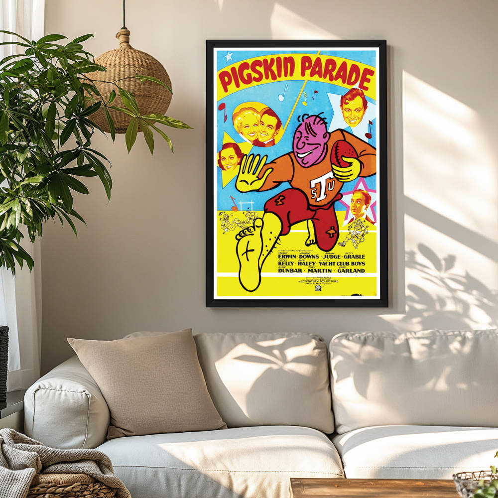 "Pigskin Parade" (1936) Framed Movie Poster