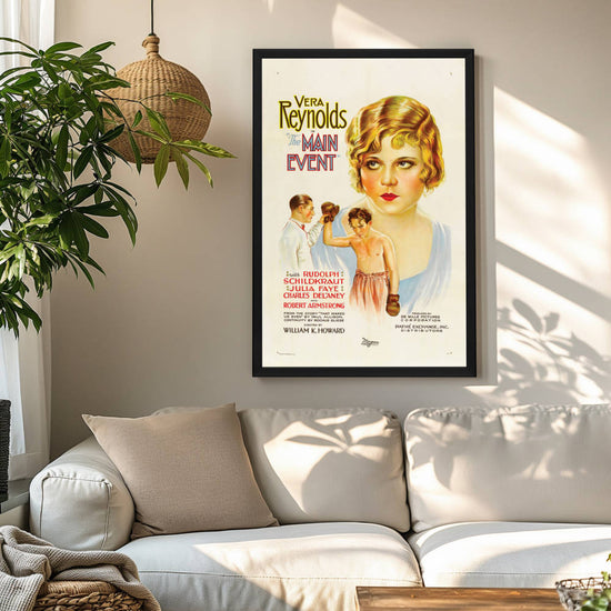 "Main Event" (1927) Framed Movie Poster