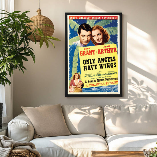 "Only Angels Have Wings" (1939) Framed Movie Poster