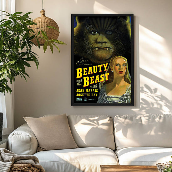 "Beauty And The Beast" (1946) Framed Movie Poster