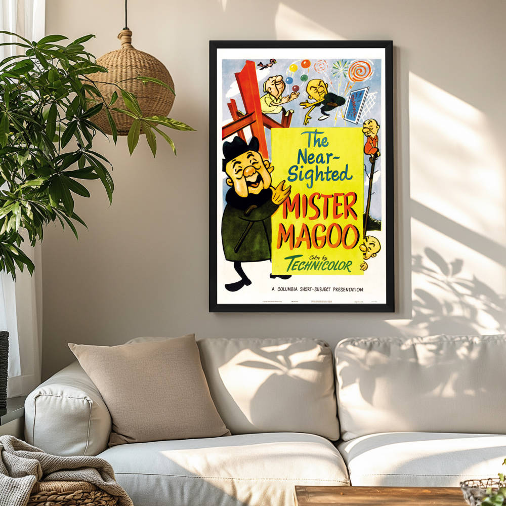 "Nearsighted Mister Magoo" (1960) Framed Movie Poster