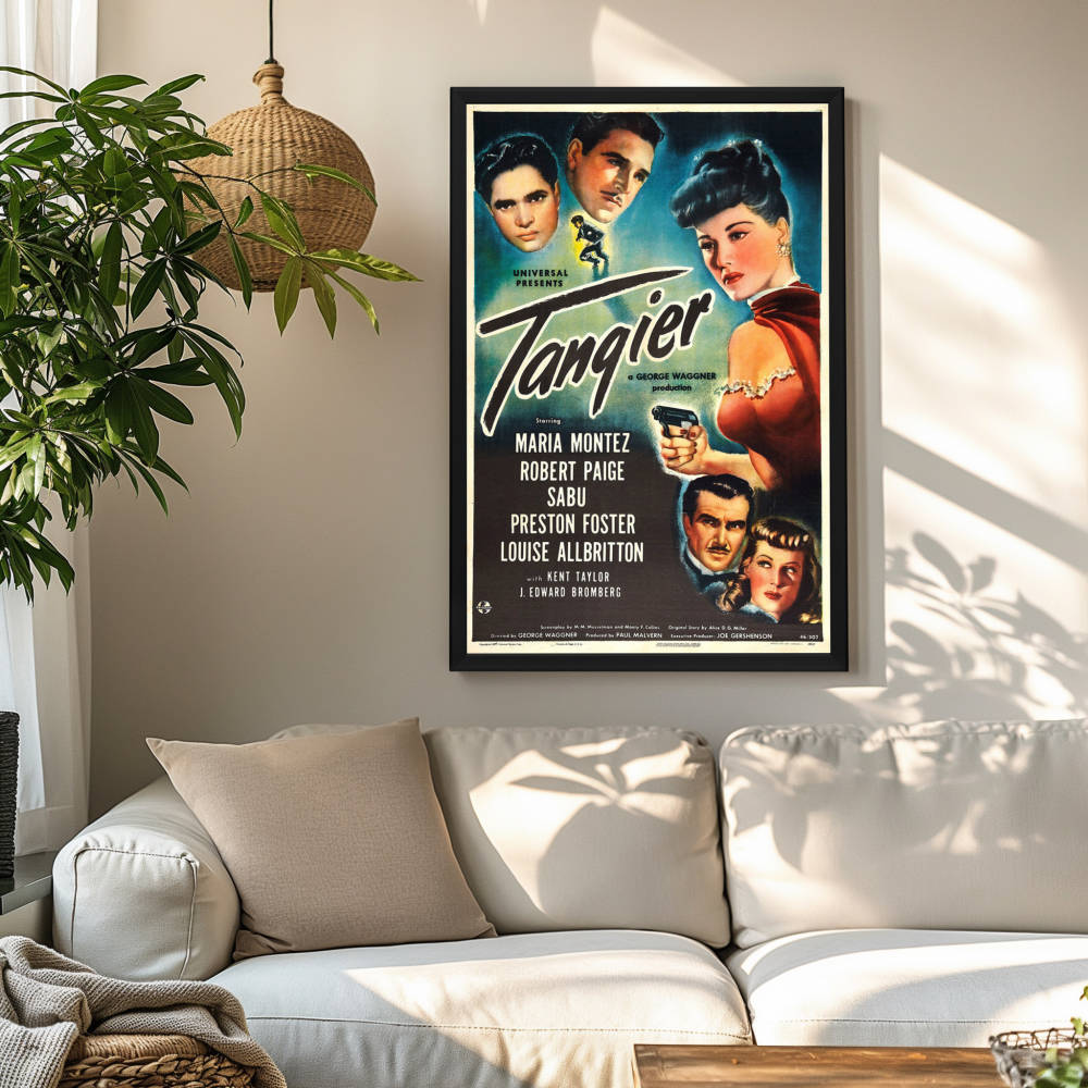 "Tangier" (1946) Framed Movie Poster