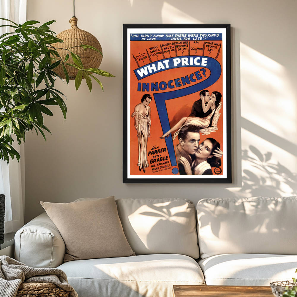 "What Price Innocence" (1933) Framed Movie Poster