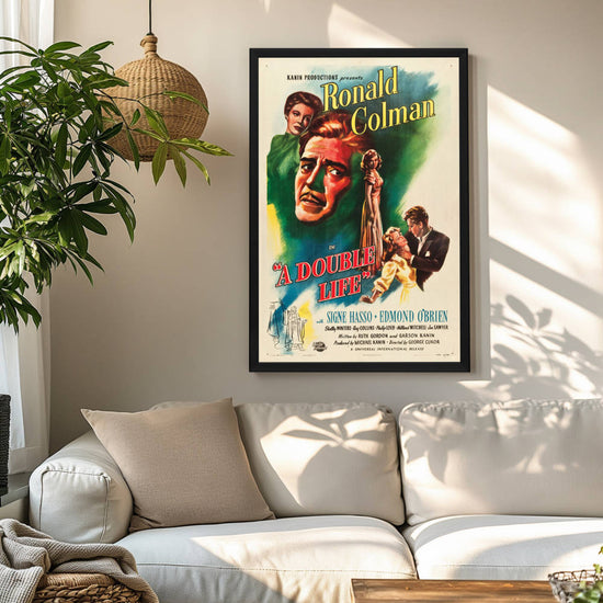 "Double Life" (1947) Framed Movie Poster