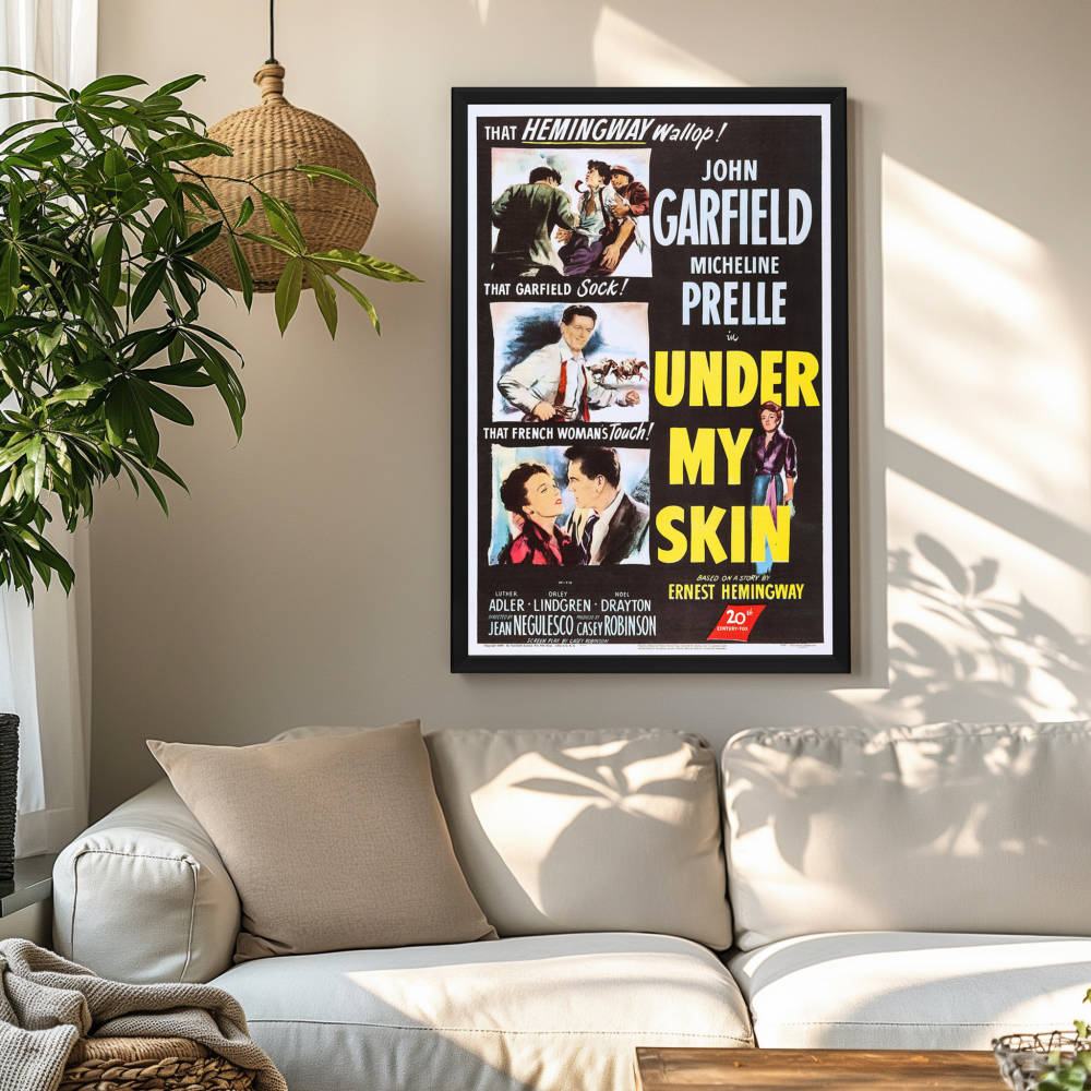 "Under My Skin" (1950) Framed Movie Poster