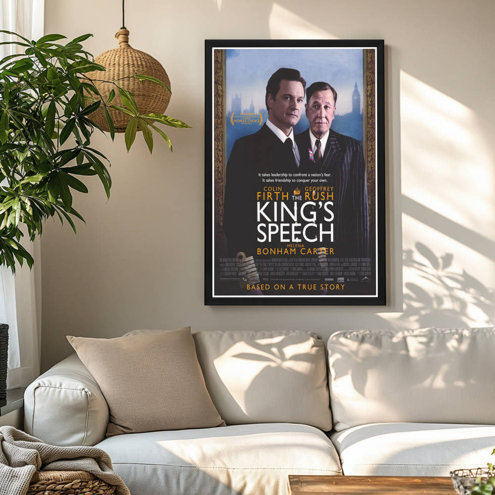 "King's Speech" (2010) Framed Movie Poster